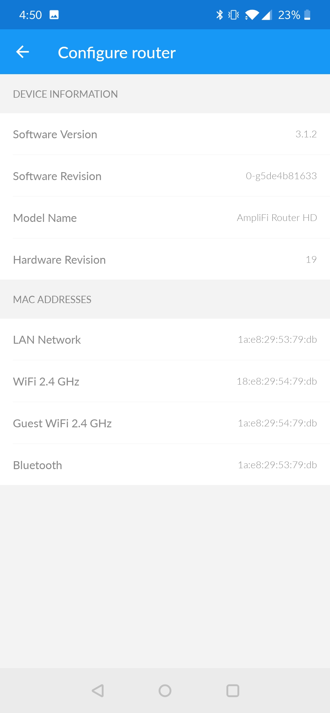5GHz not broadcasting / Can't access Advanced Wireless Settings AmpliFi
